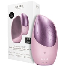 Звуковая термо щетка для лица GESKE Sonic Thermo Facial Brush 6 в 1 Pink (GK000007PK01): Производитель GESKE