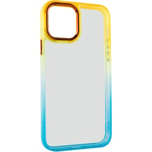 Аксесуар для iPhone TPU Case TPU+PC Fresh Sip Turquoise/Orange for iPhone 14 Plus: Колір оранжевый