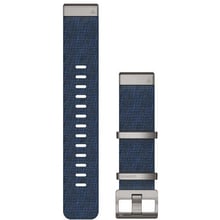 Garmin QuickFit 22mm Watch Bands Jacquard-weave Nylon Strap – Indigo (010-12738-02): Колір синий