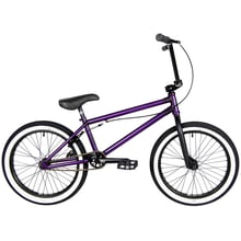 Велосипед BMX Kench 20" Pro Cro-Mo 20,75" фиолетовый матовый металлик: Материал рамы Хром-молибден