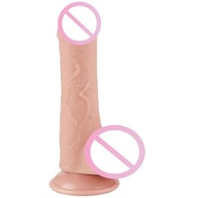 Фаллоимитатор LoveToy Sliding-Skin Dual Layer Dong 7" Flesh: Назначение Вагинальные