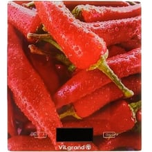 Весы кухонные ViLgrand VKS-525 Peppers: Тип конструкции С плоской платформой