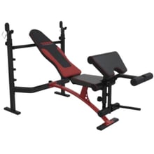 Скамья для жима и пресса Hop-Sport York Fitness Delta Pro 1000 с стойкой для штанги и партой Скотта: Вид применения домашний