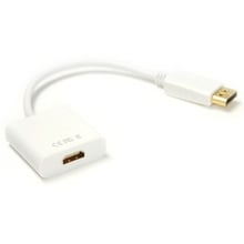 Кабель і перехідник PowerPlant DisplayPort - HDMI v1.4 0.15 м (KD00AS1277): Тип кабель