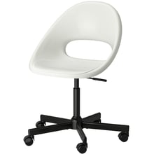 Офисный стул ІКЕА LOBERGET / MALSKÄR белый / черный (s29488571)
