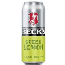 Пиво Becks Green Lemon 24х0.5 л (AL4100130017452): Об'єм, л 12