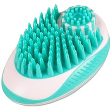 Щетка Flamingo Margo 2in1 Clean And Massage Brush для чистки и массажа собак 11.5х7.5х6 см