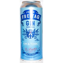 Слабоалкогольний напій Johan Freitag GIN & TONIC 5% 0.5 л (PLK4750142005741): Об'єм, л 0.5