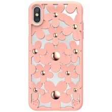 Аксесуар для iPhone Switcheasy Fleur Pink (GS-103-46-146-12) for iPhone Xs Max: Колір рожевий