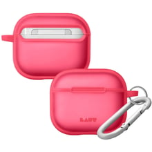 Чехол для наушников LAUT Huex with Belt Bubble Gum (L_AP4_HX_P) for Apple AirPods 3: Тип Чехол