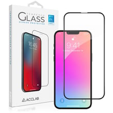 Аксесуар для iPhone ACCLAB Tempered Glass Full Glue Black for iPhone 13 Pro Max: Колір чорний