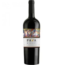 Вино PAVA Merlot, червоне сухе, 0.75л 9.5-14% (DIS4820188110867): Країна виробник Україна