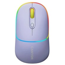 Мишка Canyon MW-22 Dual Band RGB Wireless Mountain Lavender (CNS-CMSW22ML): інтерфейс підключення Bluetooth, Wireless