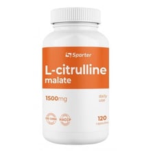 Аминокислота для спорта Sporter L-Citrulline malate 1500 mg 120 Capsules: Тип Цитруллины