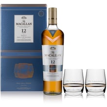 Віскі The Macallan "Triple Cask Matured" 12 Years Old, gift box with 2 glasses, 0.7л (CCL1123410)