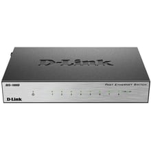 Сетевой коммутатор D-Link DES-1008D: Порты только Fast Ethernet (10/100)