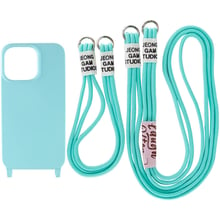 Аксесуар для iPhone TPU Case two straps California Marine Green for iPhone 13 Pro Max: Колір бірюзовий