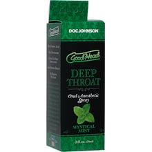 Спрей для минета Doc Johnson GoodHead Deep Throat Spray – Mystical Mint (59 мл): Тип Спрей