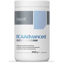 Амінокислота для спорту OstroVit BCAAdvanced 450 g / 30 servings / green apple