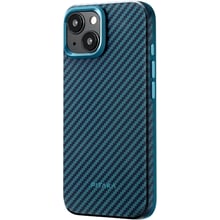 Чохол для iPhone Pitaka MagEZ Case Pro 4 Twill 1500D Black/Blue (KI1508PMP) для iPhone 15 Pro Max: Колір синий