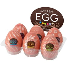 Набор мастурбаторов-яиц Tenga Egg Hard Boilded II Pack (6 яиц): Для кого Для мужчин