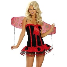 Костюм сонечка Roma costume - Lady Bug, M/L (чорний з червоним): Для кого Для женщин