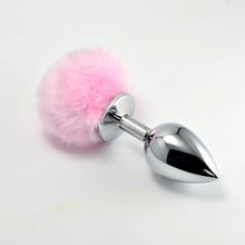 Анальний затор Heavy Metal Anal Plug Pompon S Pink: Для кого Унисекс