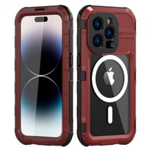 Аксесуар для iPhone Shellbox M Waterproof Case Red/Black для iPhone 14: Колір красный