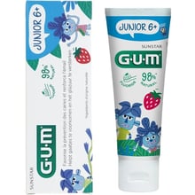 GUM Junior Strawberry Зубная паста-гель 50 ml: Назначение От зубного налета, Очищение