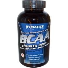 Амінокислота для спорту Dymatize BCAA Complex 2200 400 caps: Тип BCAA