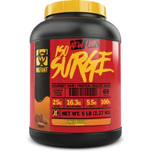 Протеїн Mutant Iso Surge 2270 g / 73 servings / Peanut Butter: Вид сироваткові