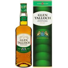 Віскі Glen Talloch Pure Malt 8 YO Blended Malt Scotch 0.7 л 40% у коробці (FSH_8711114472349): Об'єм, л 0.7