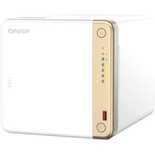 Мережевий накопичувач (NAS) Qnap TS-462-4G: Слоти для дисків 4x2,5" или 3,5" HDD/SSD с интерфейсом SATA, 2xM.2 2280 (PCIe Gen 3x1)