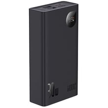 Внешний аккумулятор Baseus Power Bank 20000mAh Adaman 2 Metal Digital Display 30W Black (PPAD050001)