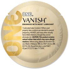 Презерватив ONE Vanish Hyperthin 1 шт: Тип Ультратонкие