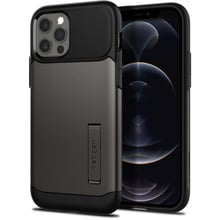 Чохол для iPhone Spigen Slim Armor Gunmetal (ACS01524) for iPhone 12/iPhone 12 Pro: Колір сірий