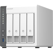 Мережевий накопичувач (NAS) Qnap TS-433-4G: Слоти для дисків 4 x 2,5" или 3,5" HDD/SSD с интерфейсом SATA