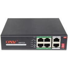 Мережевий комутатор Onv ONV-H1064PLD: Порти только Fast Ethernet (10/100)