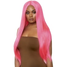 Перука Leg Avenue 33" Long straight center part wig neon pink: Виробник Leg Avenue