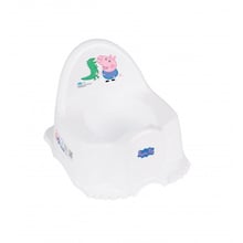 Горшок антискользящий музыкальный Tega Peppa Pig PO-066 white/blue: Цвет белый