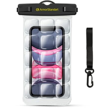 Чохол для iPhone ArmorStandart CapsulePro Waterproof Floating Case 6.9 Black (ARM59232) universal: Колір чорний