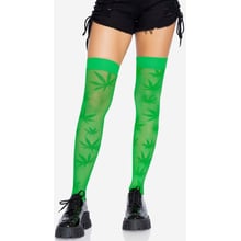 Панчохи Leg Avenue 420 Net thigh highs Green: Для кого Для женщин