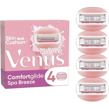 Gillette Venus Comfortglide Spa Breez Змінні картриджі для гоління жіночі 4 шт: Вид Сменные кассеты