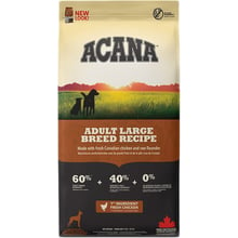 Сухой корм для собак ACANA Adult Large Breed Recipe с мясом цыпленка для крупных и гигантских пород 17 кг (a52117): Тип Сухой корм