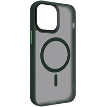 Чехол для iPhone ArmorStandart Uniq Case Magsafe Dark Green for iPhone 14 Pro Max (ARM75325): Цвет зеленый