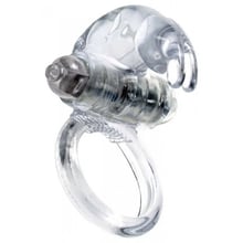 Ерекційне вібро кільце BOSS Rabbit Vibro Cock Ring Clear, BS6700049: Виробник BOSS of TOYS