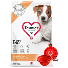 Сухой корм 1st Choice Puppy Toy and Small для щенков мини и малых пород + походная миска (59297): Тип Сухой корм