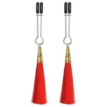 Зажимы для сосков LoveToy Bondage Fetish Glamor Tassel Nipple Clamp Red: Производитель LOVETOY