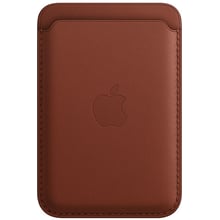 Аксесуар для iPhone Apple Leather Wallet with MagSafe Umber (MPPX3): Колір коричневый