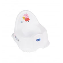 Горшок антискользящий музыкальный Tega Peppa Pig PO-066 white/pink: Цвет белый